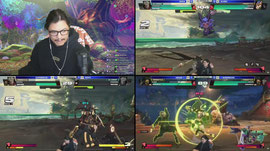 Samira and sett LOOKING GOOD. Checking out 2xko Top 8 at evo!