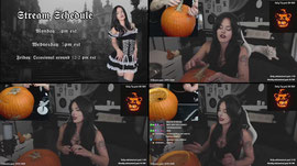 18+ ♡ SPOOKTOBER WEDNESDAY ♡ Yapping & Carving a pumpkin┃Goth streamer ┃ !discord !throne !socials !gamble