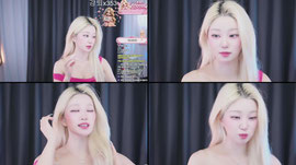 1일차 뉴비 실시간 미모 원탑 팬갑 10개 리액