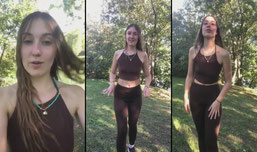 On fait du Thai-Chi au parc… quelle honte  ❤🦋
