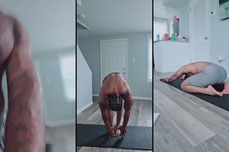 yoga a morning stretch