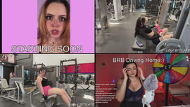 AT DAY GYM!! LONG STREAM DAYYYY !S @gillianaprils