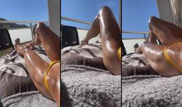 Tanning today ☀️🥵 #sun #US-PSA