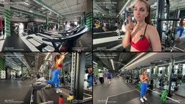 🔴 FITNESS MODEL WORKOUT !ds !size !punish
