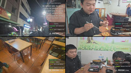 주성훈 민재 에서 민정으로. 파닭 먹방 Joo Sung-hoon: From Min-jae to Min-jung. Eating *padak* (scallion-topped fried chicken).