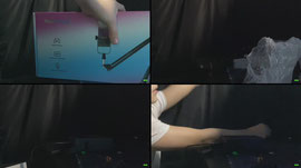 Unboxing and assembling new microphone