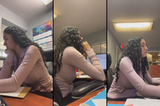 Come work with me office girl