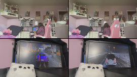 gaming and chores with music