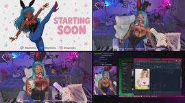 Freaked Out Fridayyy 🐰 Bunny Bulma Cosplay 🩷 …. we back on Arc Raiders tn???