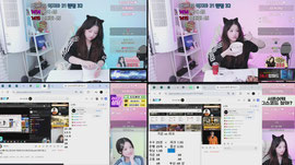 [냥냥] 서든 여캠 가은 연어덮밥 먹방중^-^ ★