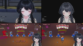 [UR:L] 유아렐 성대모사게임 합방 미믹파티 모카