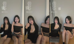 여자 대학생 둘이서 ㅗㅜㅑ