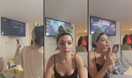 Doing my makeup