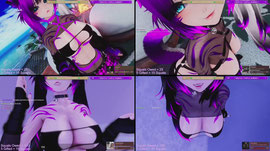 👀(18+) Haii... Wiggles or something bleh💜Facetracking :3