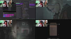 playing resident evil