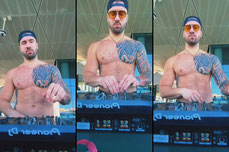 DJing 500+ wellness event