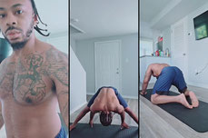 yoga a morning stretch