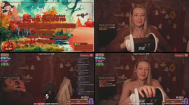 ✨LIVE🎃NO TALKING ASMR👻Happy !Spooktober👻short stream✨