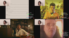 reacting