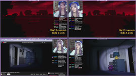 MEKKUWEEN DAY 7 🦇 PLAYING FNAF 4 IN RIZE COSPLAY