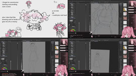 FINE...!!! I'LL FINISH MY VIOLET DEADLOCK FANART..!!