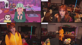 im larping deadpool cosplay?stream set up room help