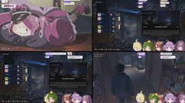 KlLLING MY FRIENDS 💜 (IN GAME) 💜 VIOLENSE WITH @ninaninin @vividlyvivi @inislein @nitya_nil 🎀 hi i'm shondo!