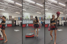 Muay Thai training