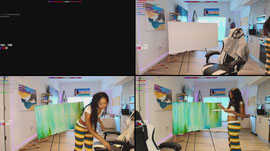 Not ending stream until I finish this painting😳🎨