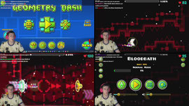 😈 BLOODBATH DÍA 2 (30%, 75-100%) 😈 VOLVEMOS AL GEOMETRY DASH 😈 SOMOS MUY GUAPOS 😈 A DEDE4R CUBOS 😈