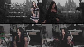 18+ ♡ SPOOKTOBER WEDNESDAY ♡ Yapping + horror games┃Goth streamer ┃ !discord !throne !socials !gamble