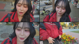 여의도 한강공원에서 말랑이 언박싱