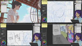 letting the wheel decide which OC to draw (awesome)