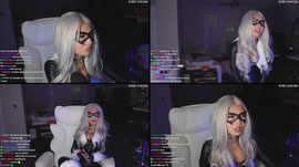 black cat cosplay :3