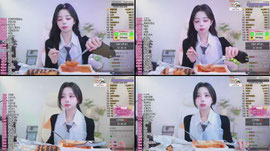 검스에 교복입고 분식먹방