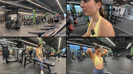 🔴 FITNESS MODEL WORKOUT !ds !size !punish