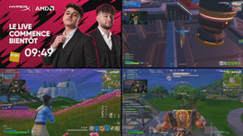 PGW - 2v2 Fortnite avec Snayzy sur la scène Fnac x HyperX - publicité