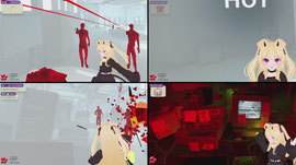 SUPERHOT DOG IN VR ↜૮^ ＞ω＜^ა 💜🦴 Powered by Polish Video Game Days #PVGD #ad !PVGD
