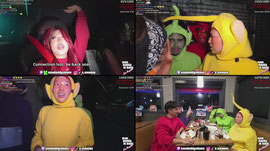 17TH DOOR 😭😭 I WAS FORCED 💀 W/ @THERESNOEE @DIEGOAARRIAGAA & LABUBU SPOOKY MUKBANG WIT THE BROS 🔥🍲
