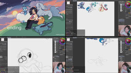 designing sculpture then friendgem with hyoon
