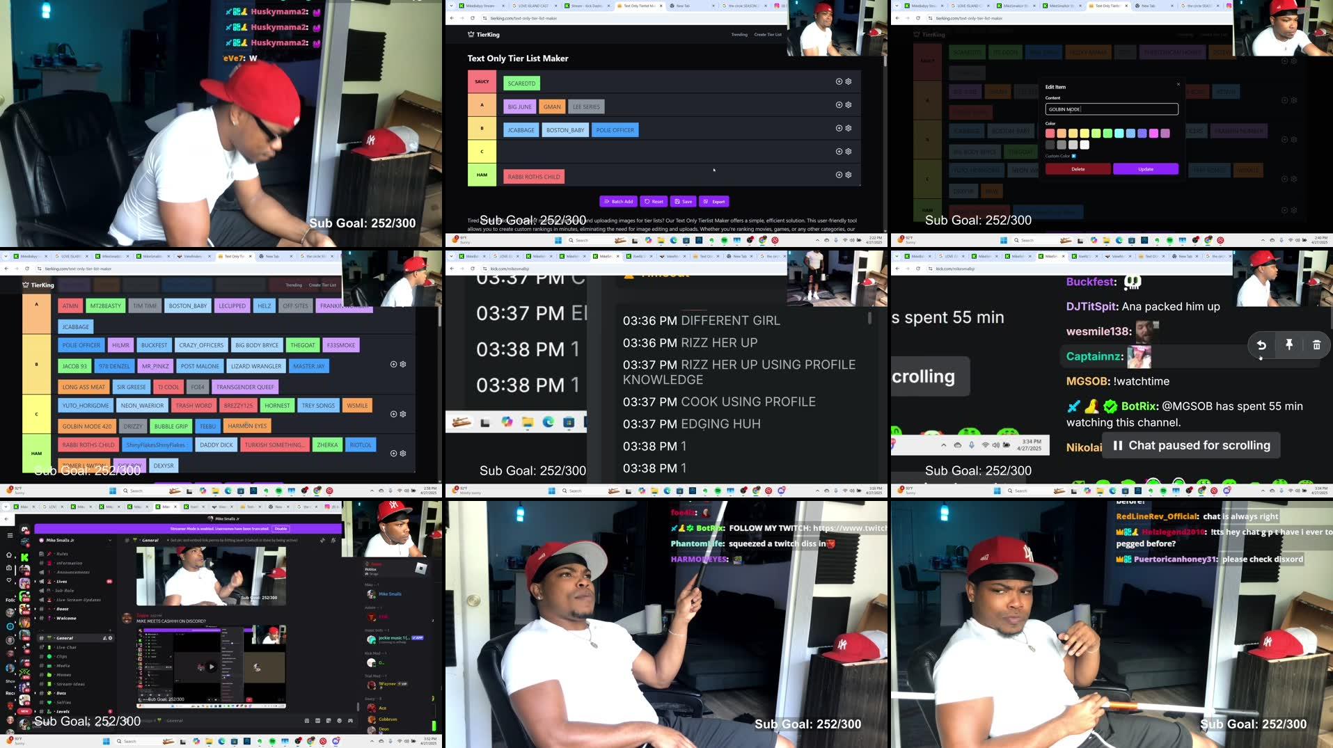 Recording Thumbnails