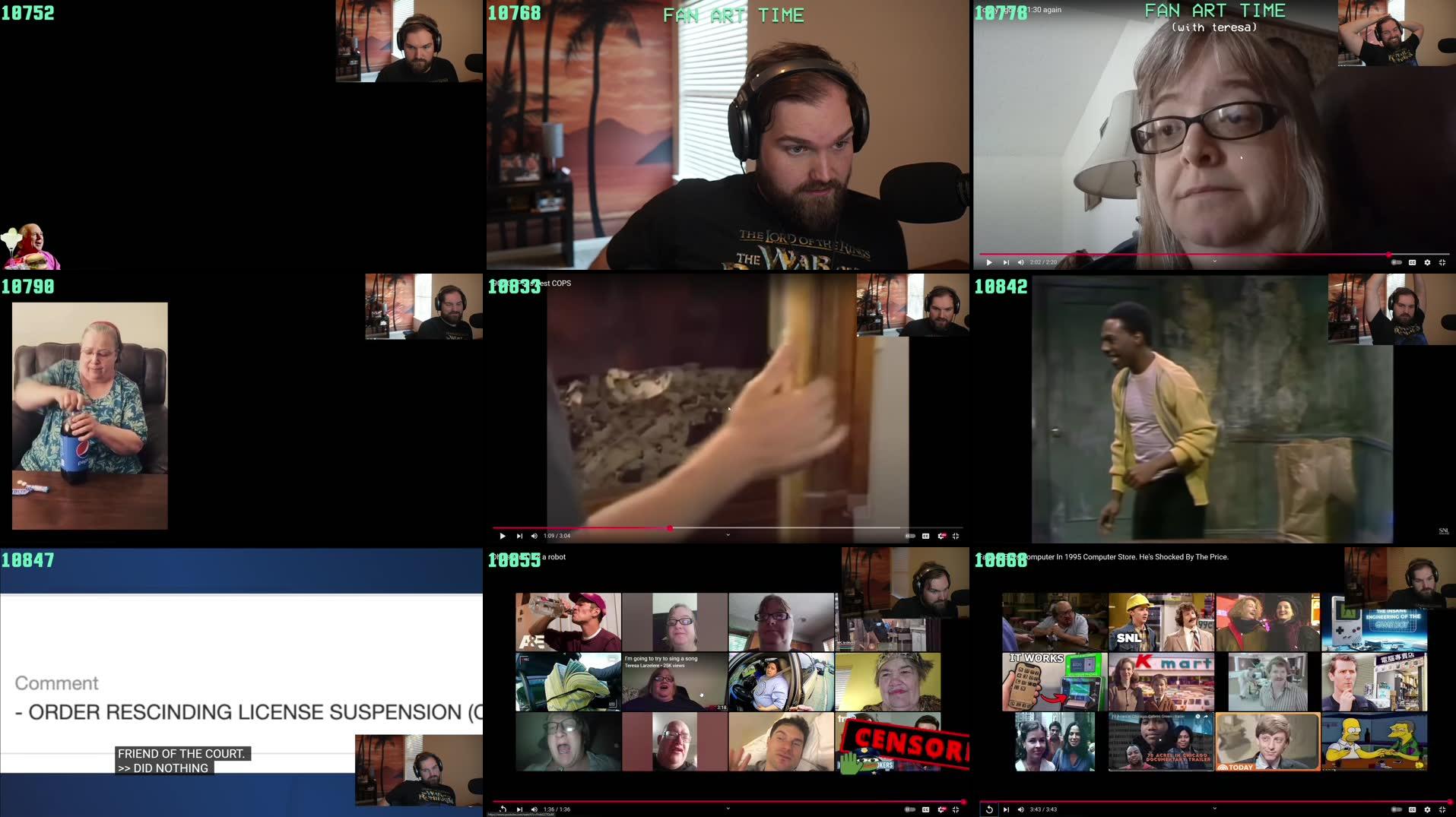 Recording Thumbnails