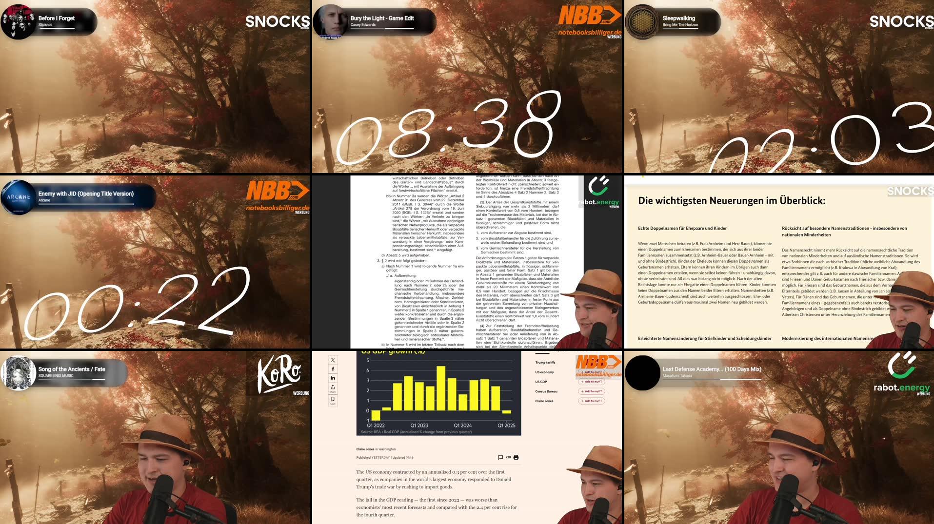 Recording Thumbnails