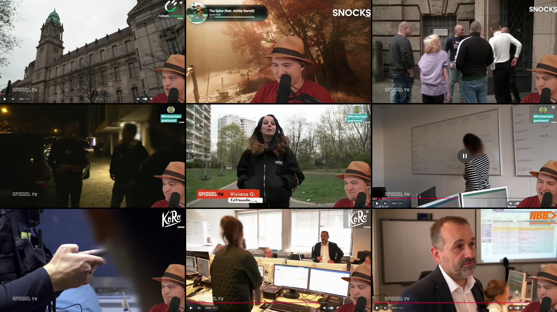 Recording Thumbnails