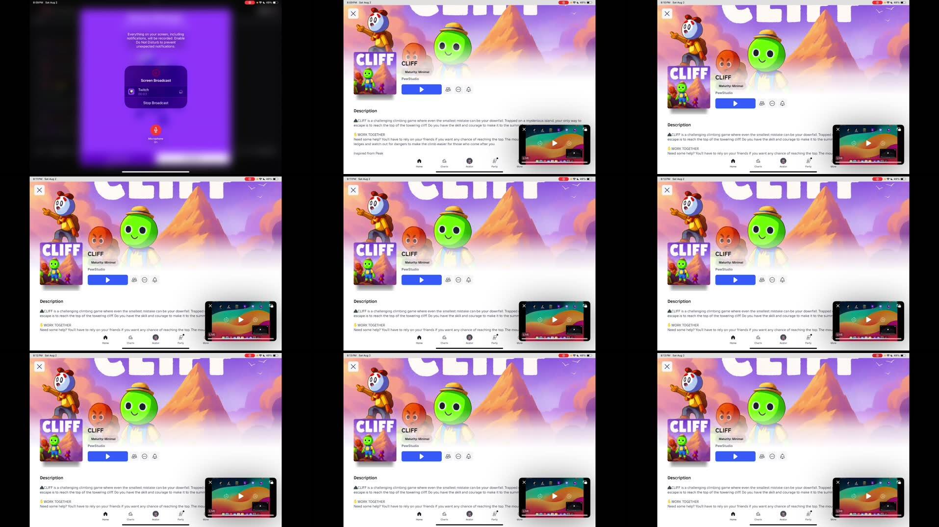Recording Thumbnails