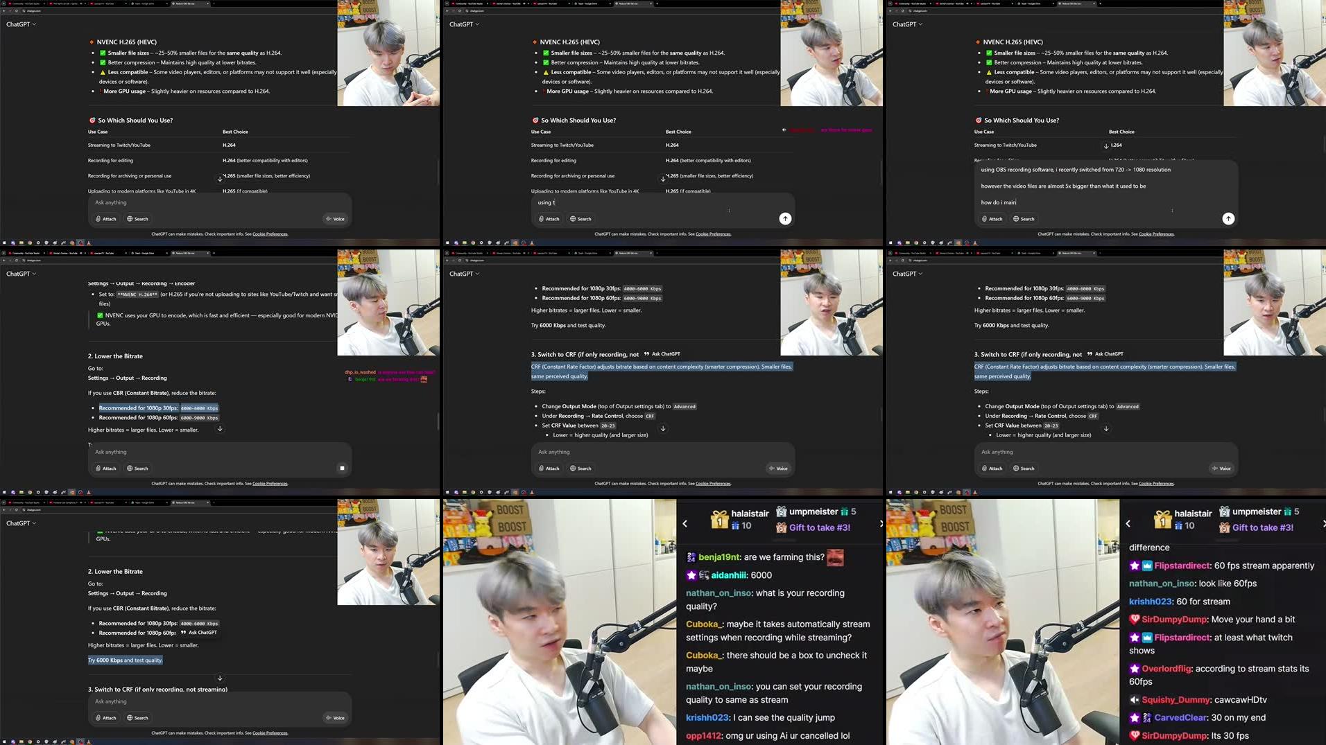 Recording Thumbnails