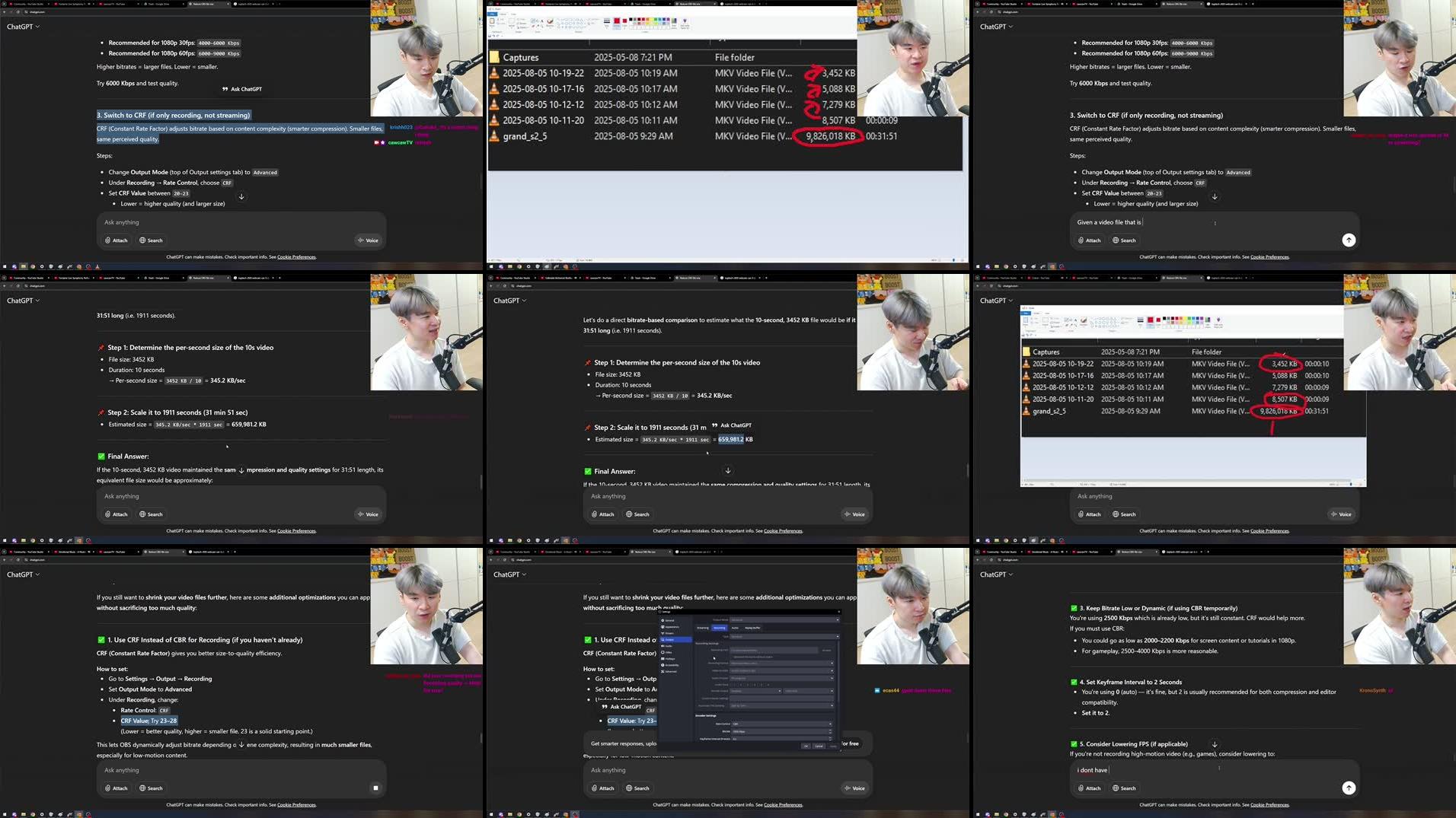 Recording Thumbnails