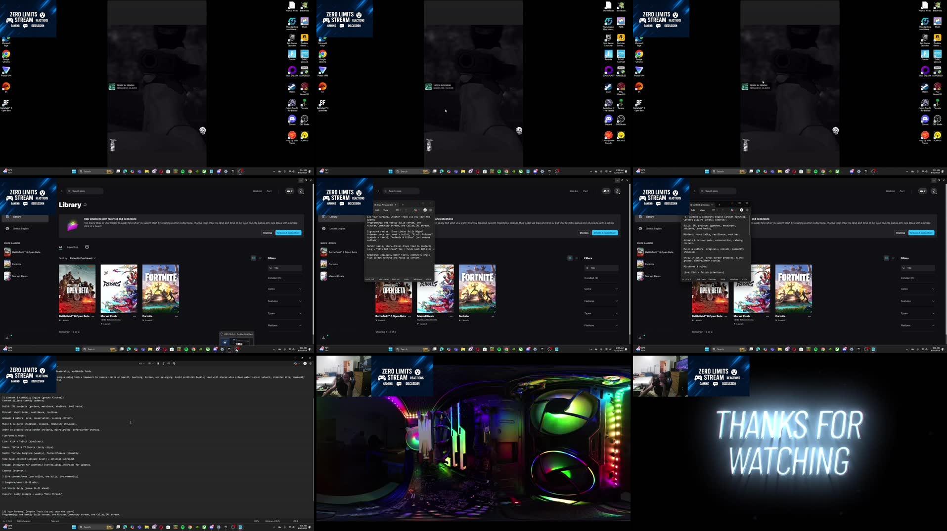 Recording Thumbnails