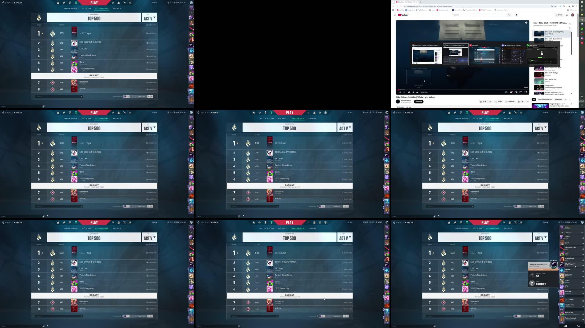 Recording Thumbnails