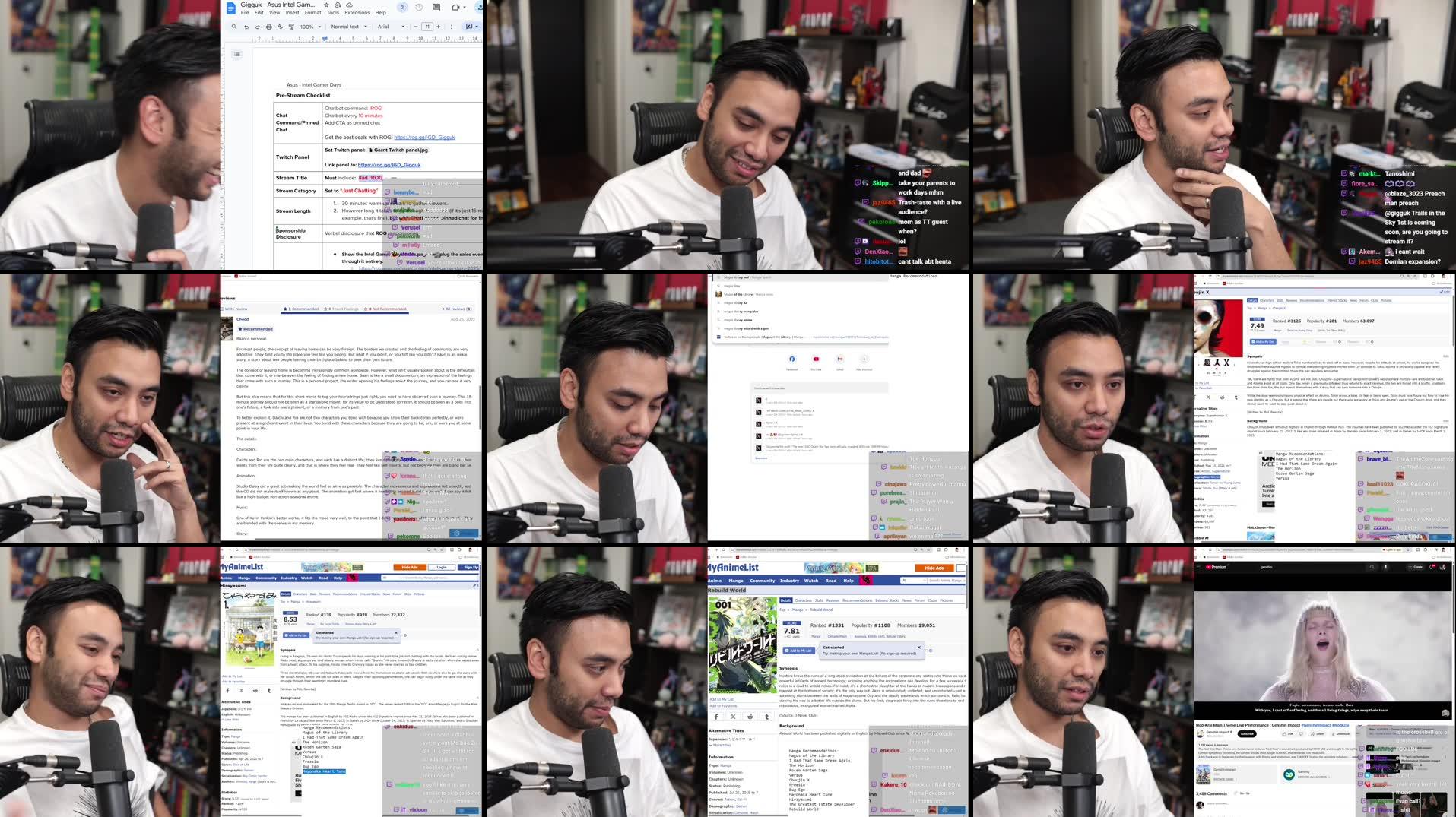 Recording Thumbnails